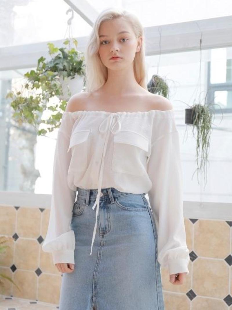 COTTON TWILL DRAPE BLOUSE – THE SHOP YOHJI YAMAMOTO