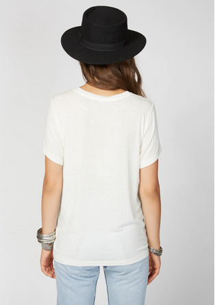 DAYDREAMER LA Bring on the Bubbly Tee | White DAYDREAMER LA Bring on the Bubbly Tee | White