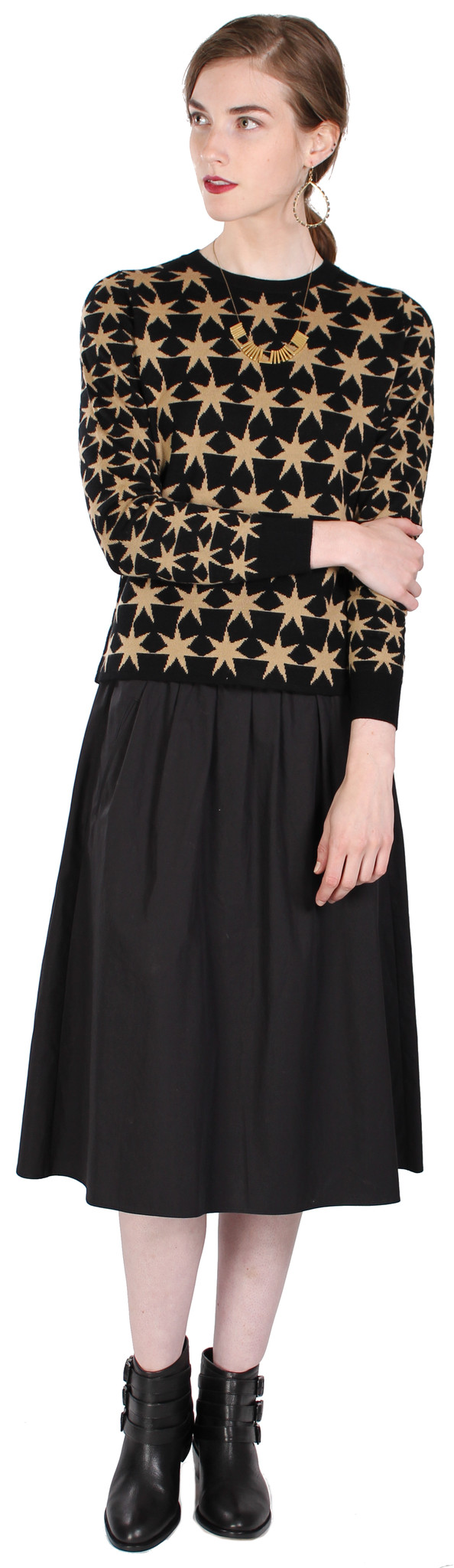 Sonia by Sonia Rykiel Jacquard Stars Sweater Sonia by Sonia Rykiel Jacquard Stars Sweater
