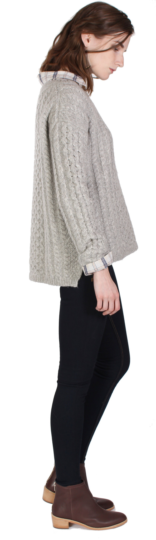 Nili Lotan Kissing Cable Pullover Nili Lotan Kissing Cable Pullover