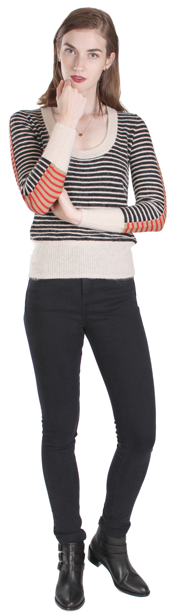 Sonia by Sonia Rykiel Mohair Stripe Sweater Sonia by Sonia Rykiel Mohair Stripe Sweater