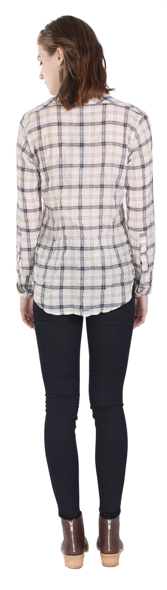 Nili Lotan Shirt Indigo Stripe in Multi Nili Lotan Shirt Indigo Stripe in Multi