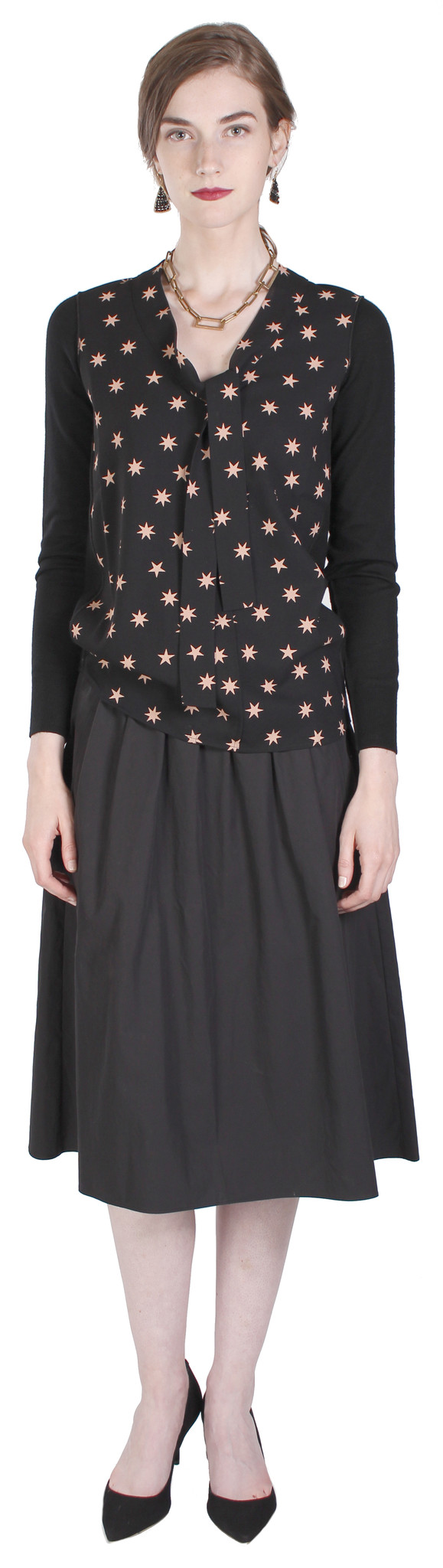 Sonia by Sonia Rykiel Wool Crepe Rock Star Sonia by Sonia Rykiel Wool Crepe Rock Star