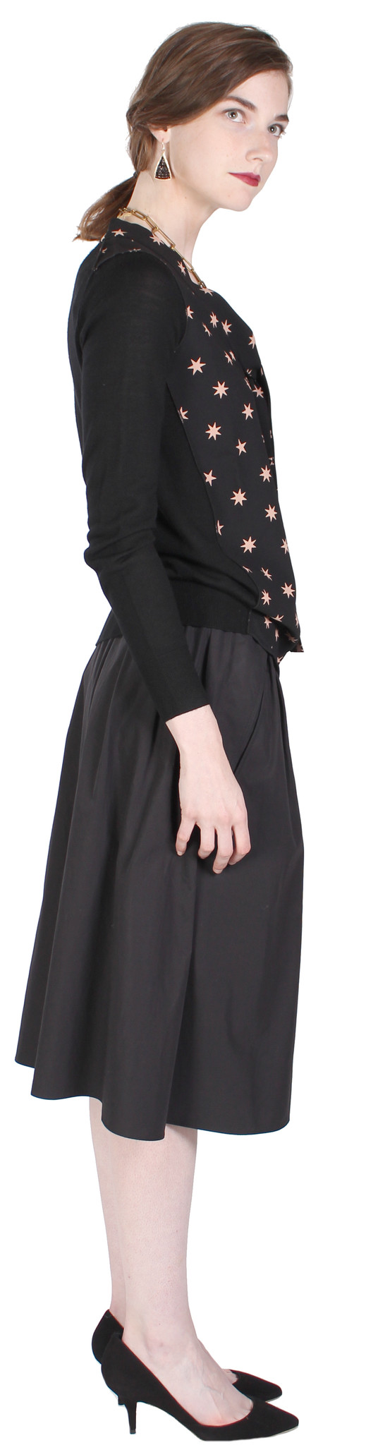 Sonia by Sonia Rykiel Wool Crepe Rock Star Sonia by Sonia Rykiel Wool Crepe Rock Star
