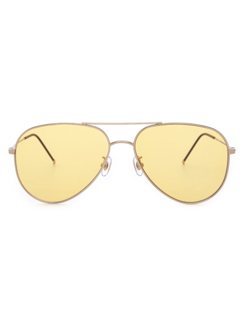 ◆SATUR◆ Saturn tint sunglasses gold yellow ab_003 Eclispe_full_frame_Saturn_Clou