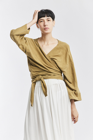 Miranda Bennett Wrap Top Miranda Bennett Wrap Top