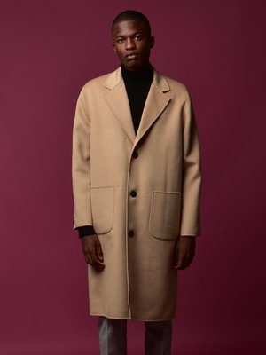 ジャケット・アウター 1990s Pure Cashmere Camel Balmacaan Coat PURE CASHMERE NYC Cashmere Oversized Coat - Camel | Garmentory