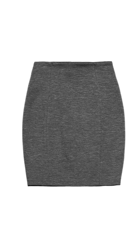 Obakki High Waisted Mini Skirt with Piping Obakki High Waisted Mini Skirt with Piping