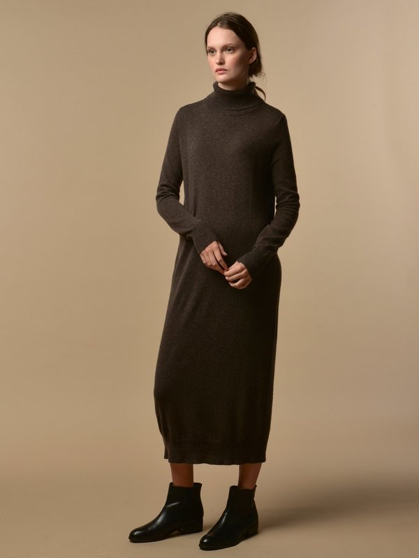 turtle neck maxi dresses