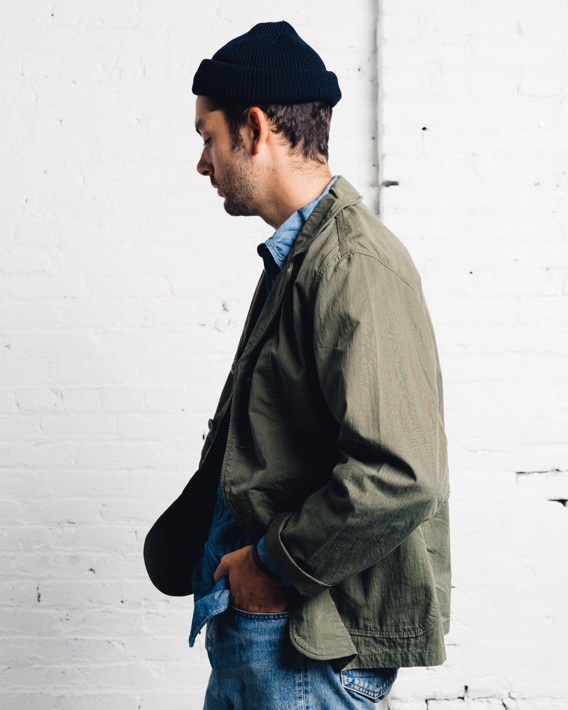 Kapital Ripstop Hospital Jacket - Khaki | Garmentory