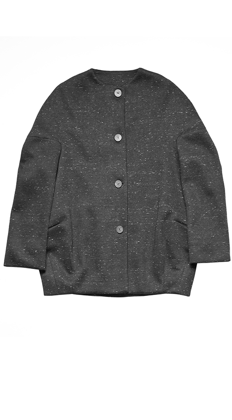 Obakki Oversized Scuba Knit Jacket Obakki Oversized Scuba Knit Jacket
