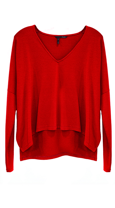 Obakki Relaxed Fit V-Neck Pullover Obakki Relaxed Fit V-Neck Pullover