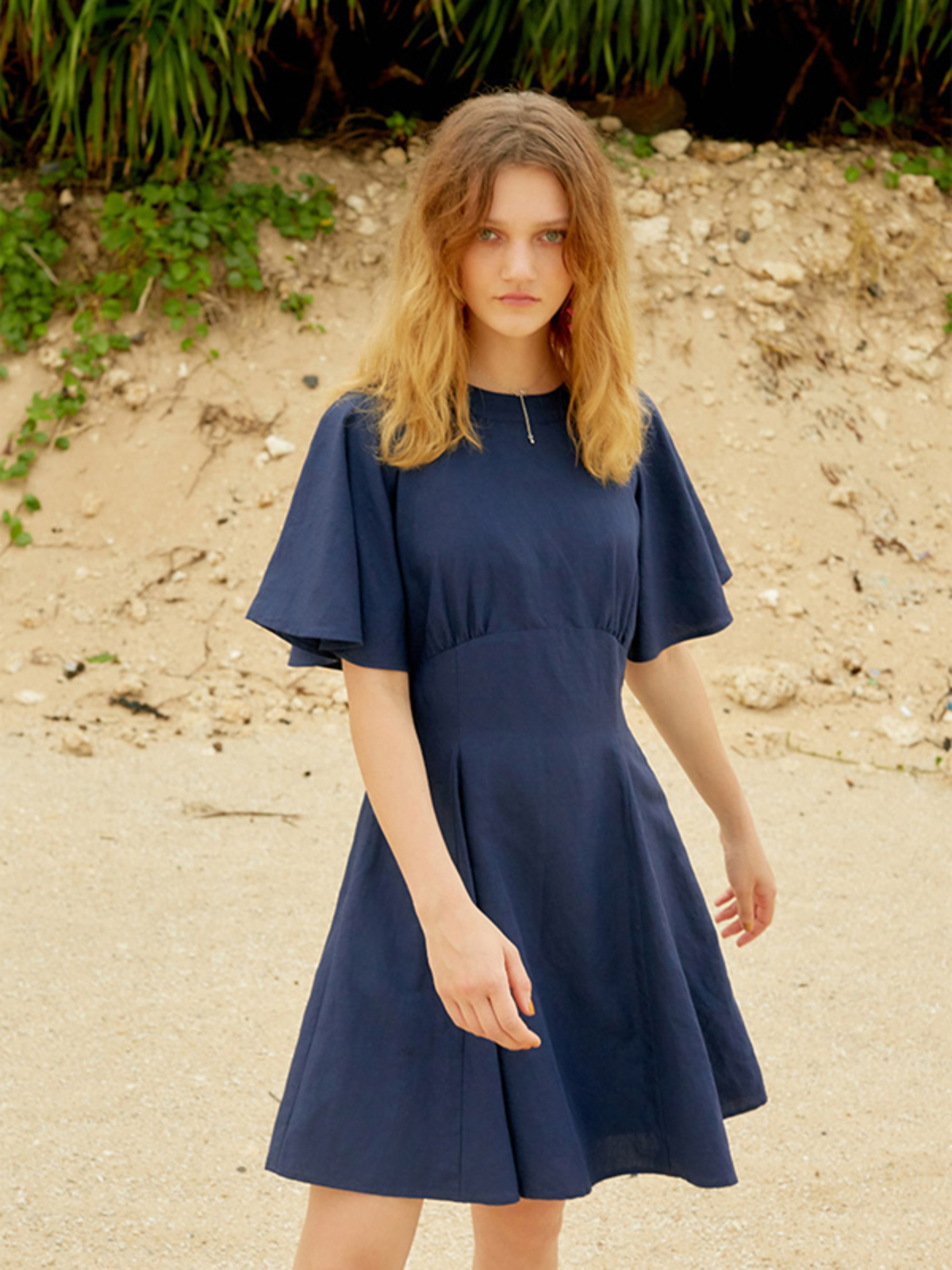 RAIVE Flare Linen Dress - Yellow | Garmentory RAIVE Flare Linen Dress - Yellow | Garmentory