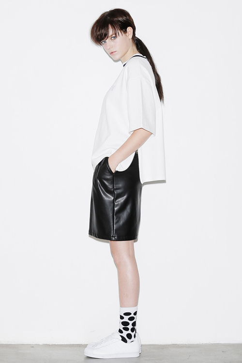 ROCKET X LUNCH Oversized Side Zip Top- White ROCKET X LUNCH Oversized Side Zip Top- White