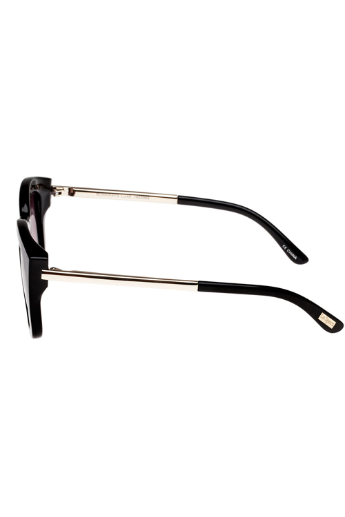 Le Specs Runaways Lux Sunglasses- Black Le Specs Runaways Lux Sunglasses- Black