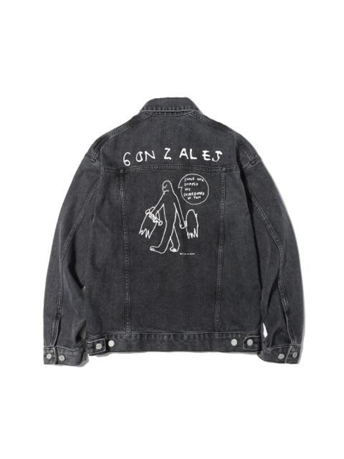 MARK GONZALES Graphic Denim Jacket | Garmentory