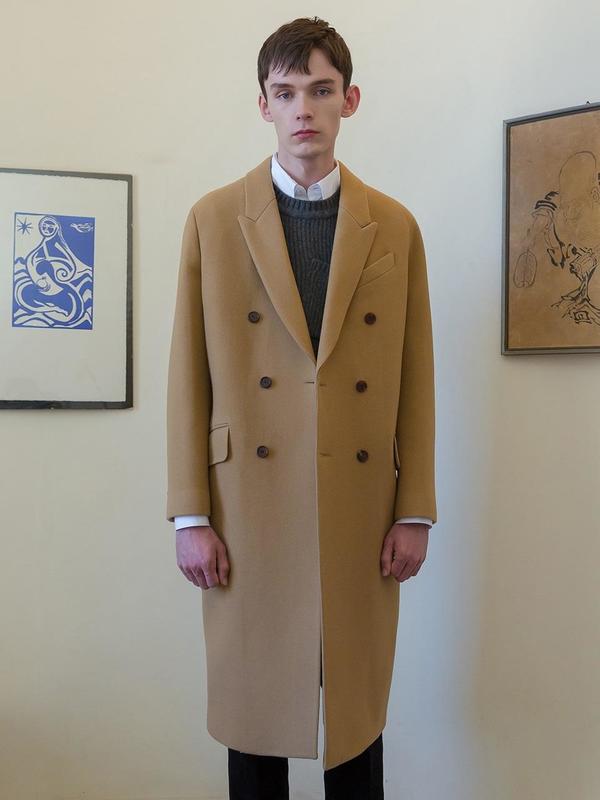 pure wool overcoat