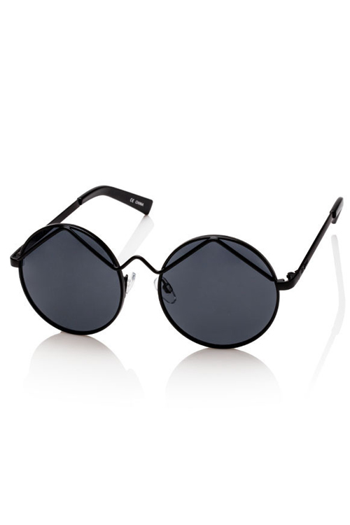 Le Specs Wild Child Sunglasses- Black Le Specs Wild Child Sunglasses- Black