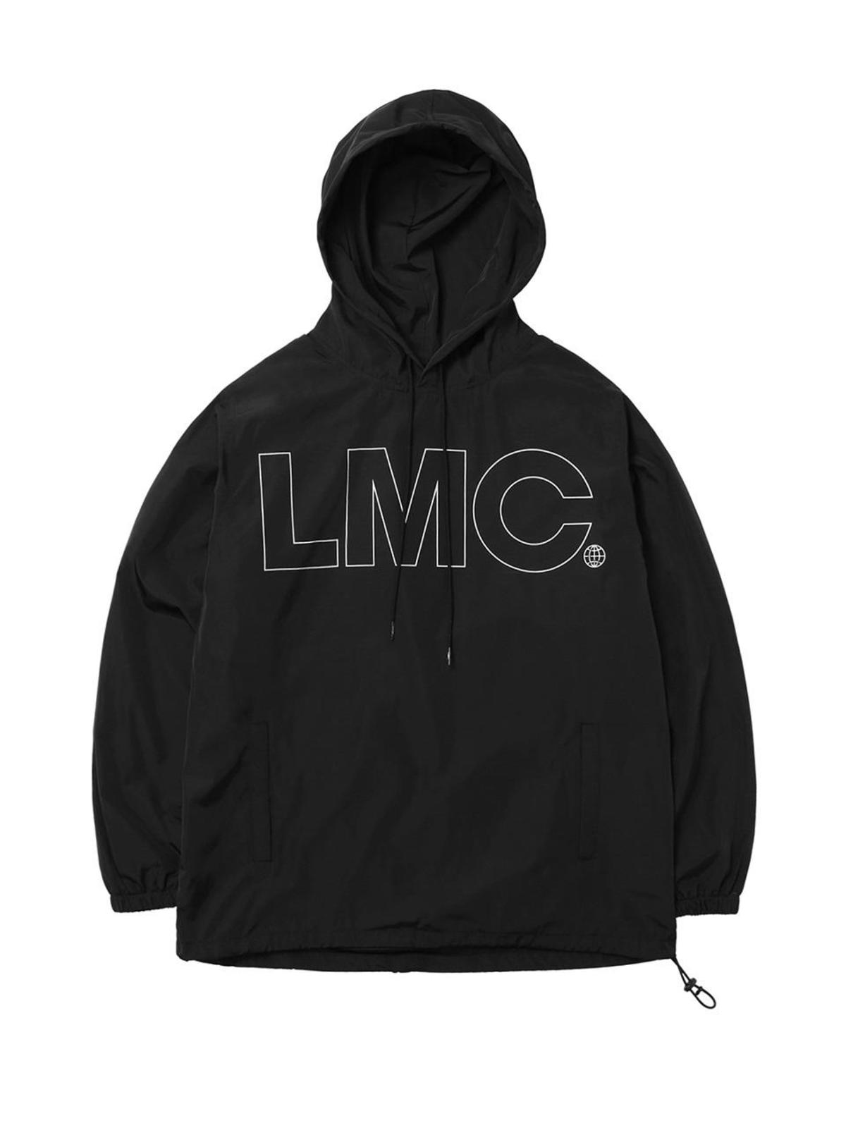 LMC Hoodie Windbreaker Pullover Jacket - Black | Garmentory