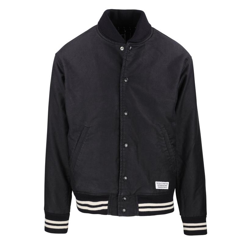 WACKOMARIA VARSITY JACKET BLACK
