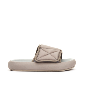 Yeezy Season Nylon Slides Beige Garmentory
