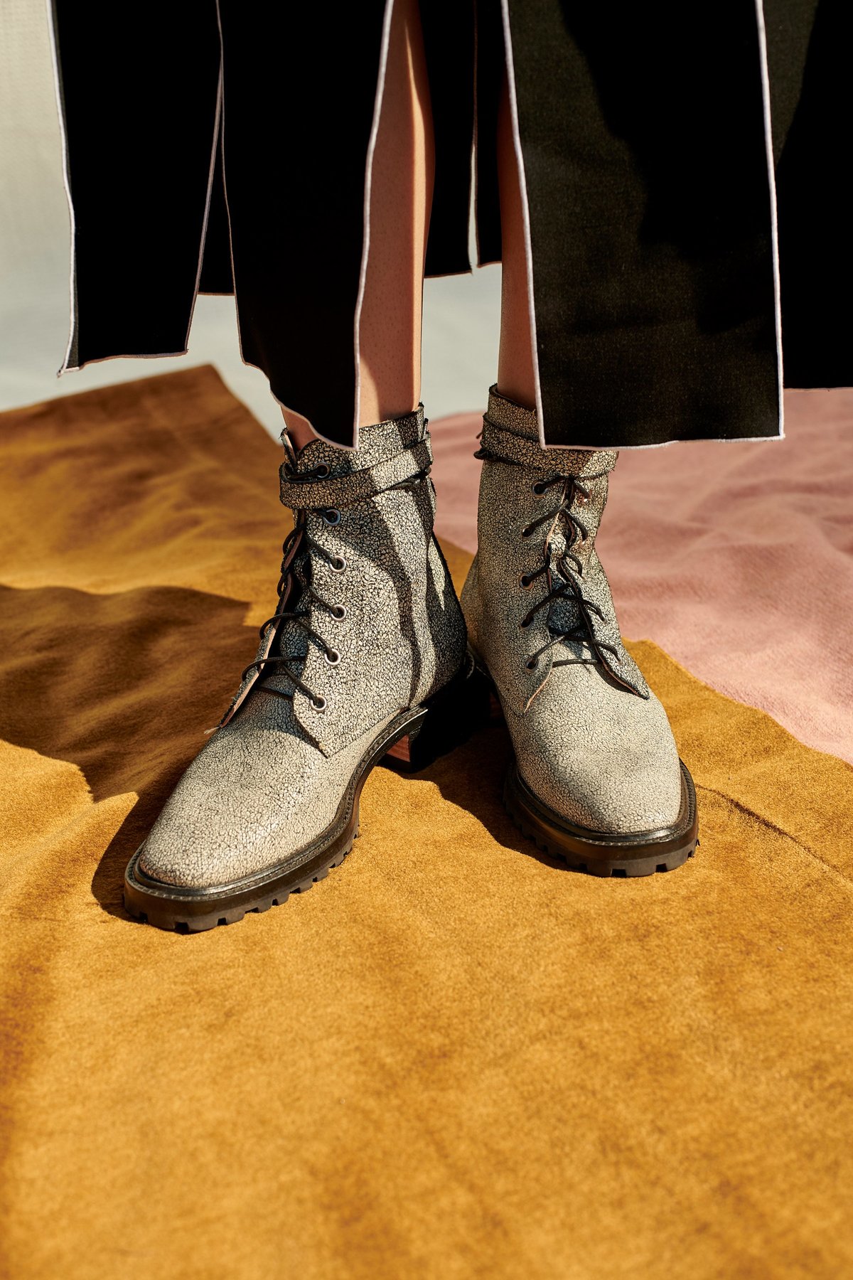 Rachel Comey Dame Boot - White Crackle | Garmentory