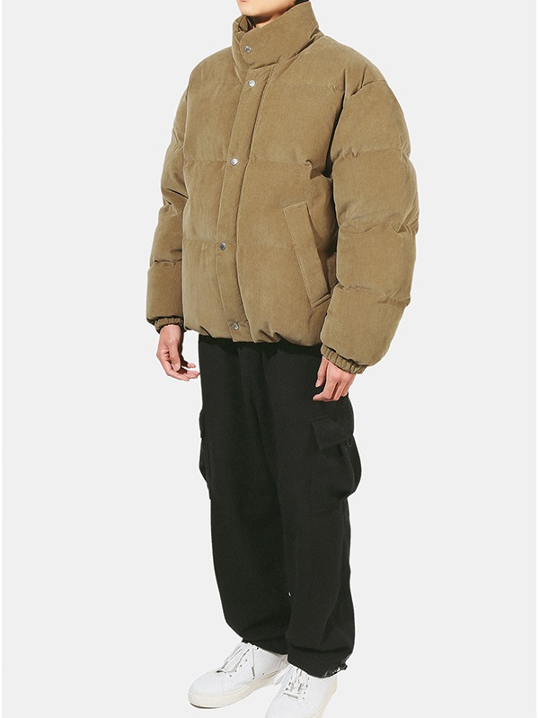 corduroy down jacket