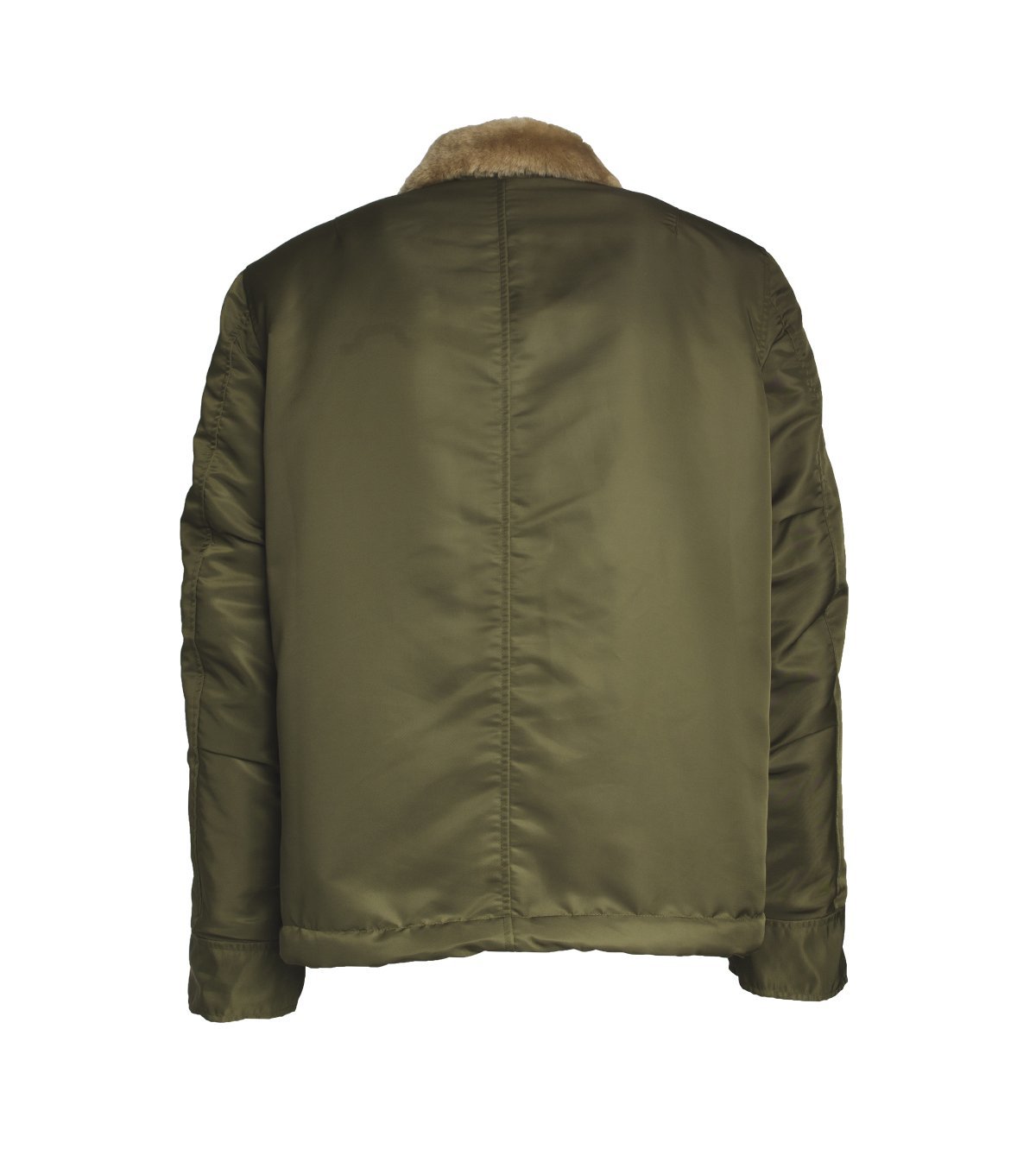 Freemans Sporting Club N1 Shearling Deck Nylon Jacket - Olive