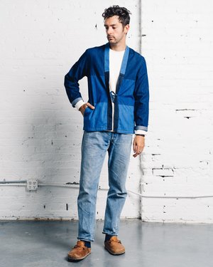 Kapital Four Tone Denim Kakashi Shirt | Garmentory
