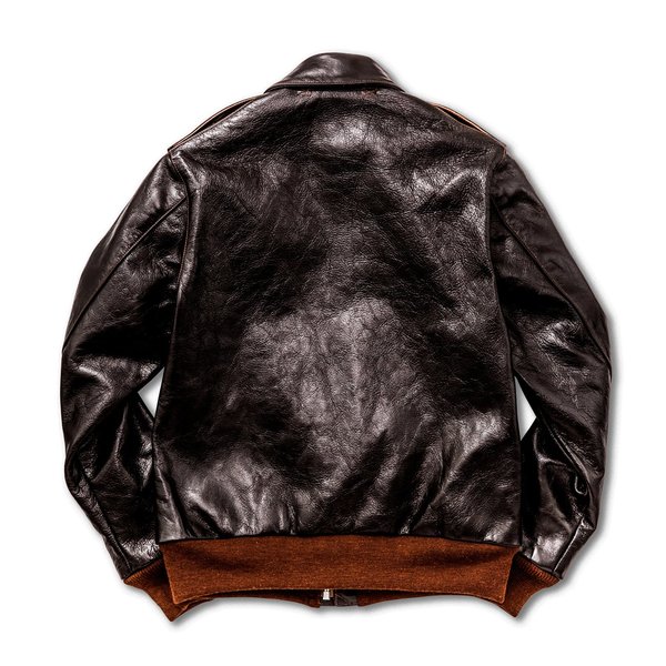 The Real Mccoy's Type A2 Horsehide Leather Jacket - Brown | Garmentory