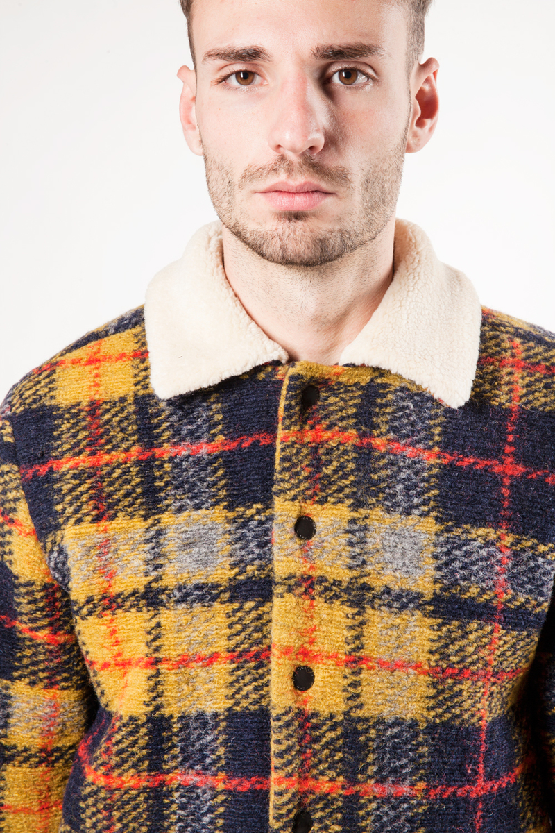 Scotch & Soda Wollen Trucker Jacket - CHECKED | Garmentory