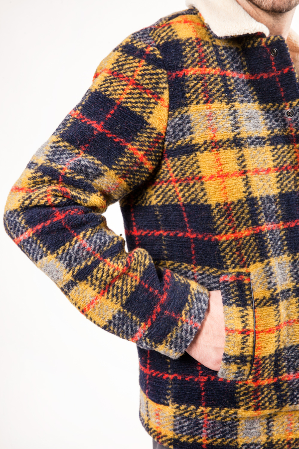 scotch and soda wool trucker jacket