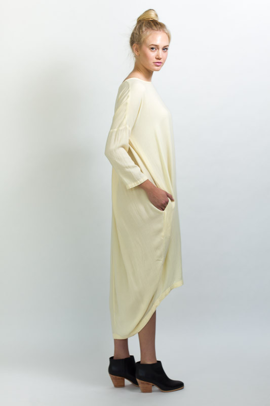 BLACK CRANE COCOON DRESS BLACK CRANE COCOON DRESS