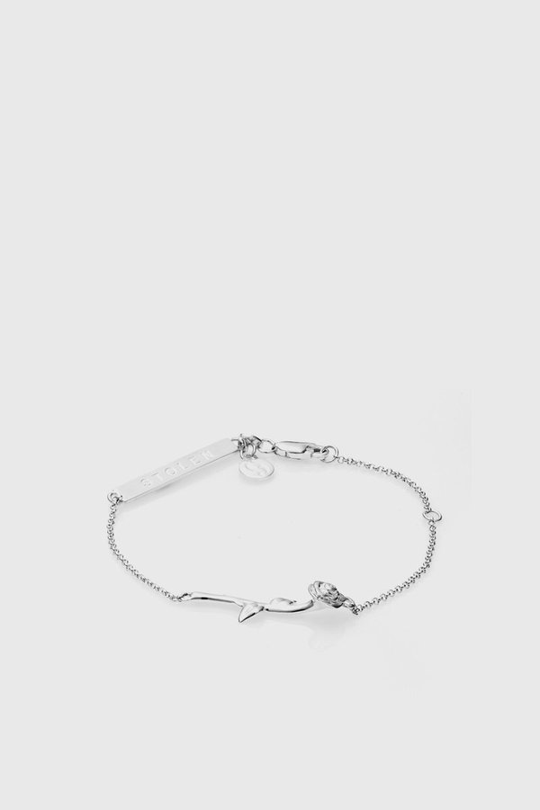 STOLEN GIRLFRIENDS CLUB Rose Bar Bracelet - Silver | Garmentory