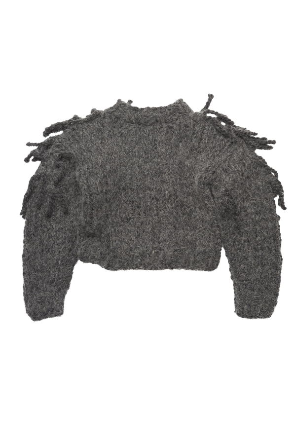 KIDS Manuela Fringe Jumper - Charcoal