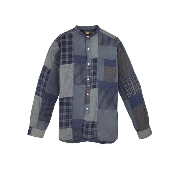 rrl patchwork shirt