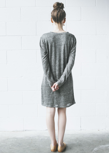 DolanLong Sleeve Knot Dress \ Dim DolanLong Sleeve Knot Dress \ Dim