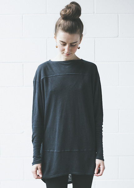 Dolan Round Shoulder Tunic | Deep Dolan Round Shoulder Tunic | Deep