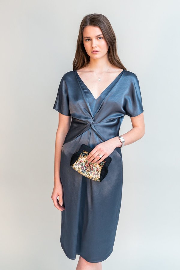 sachin and babi light blue dress Flowy Collared Mini Dress  Odd Muse