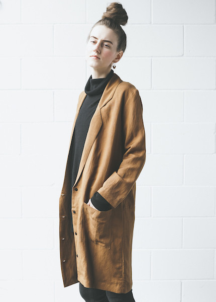 First Rite Mid Length Overcoat | Amber First Rite Mid Length Overcoat | Amber