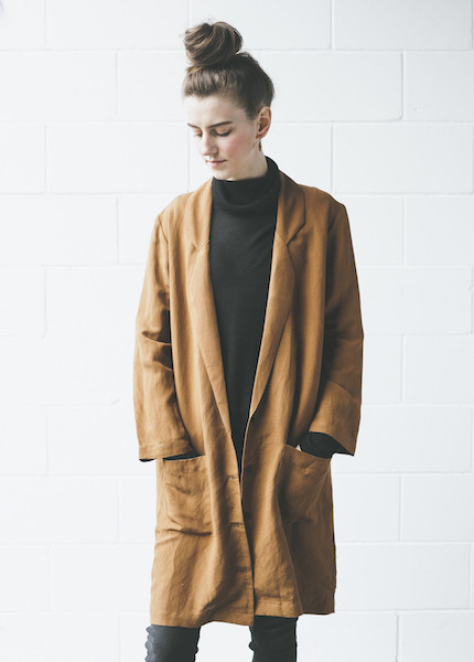 First Rite Mid Length Overcoat | Amber First Rite Mid Length Overcoat | Amber