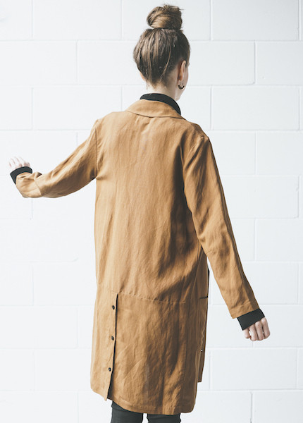 First Rite Mid Length Overcoat | Amber First Rite Mid Length Overcoat | Amber