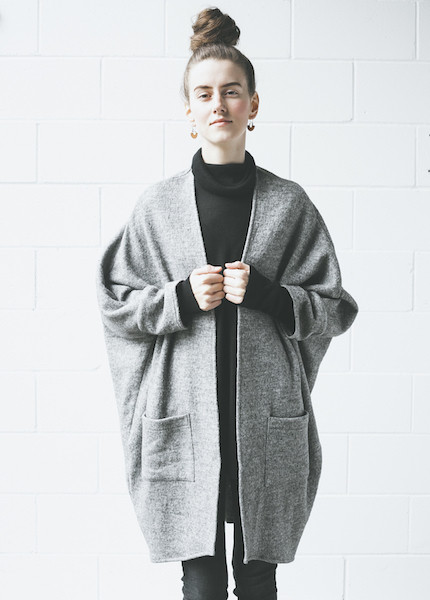 First Rite Sweater Cape | Grey First Rite Sweater Cape | Grey