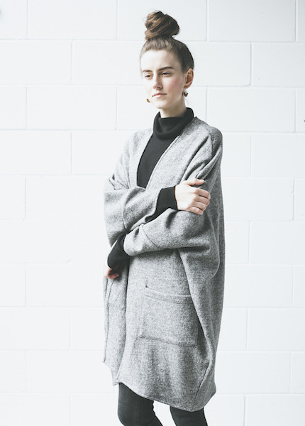First Rite Sweater Cape | Grey First Rite Sweater Cape | Grey