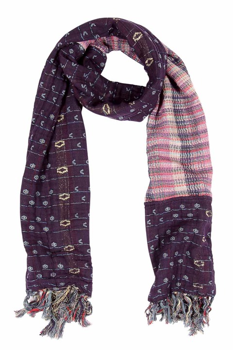 Ace & Jig Patched Scarf Ace & Jig Patched Scarf