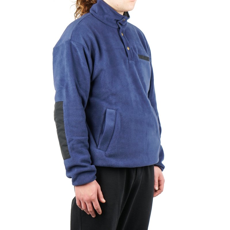 Aimé Leon Dore POLAR FLEECE PULLOVER - NAVY | Garmentory
