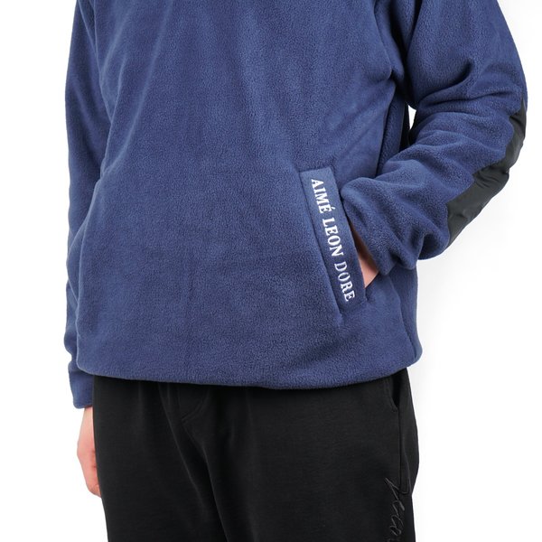 新品 AIME LEON DORE POLAR FLEECE PULLOVER Aimé Leon Dore POLAR FLEECE PULLOVER - NAVY | Garmentory