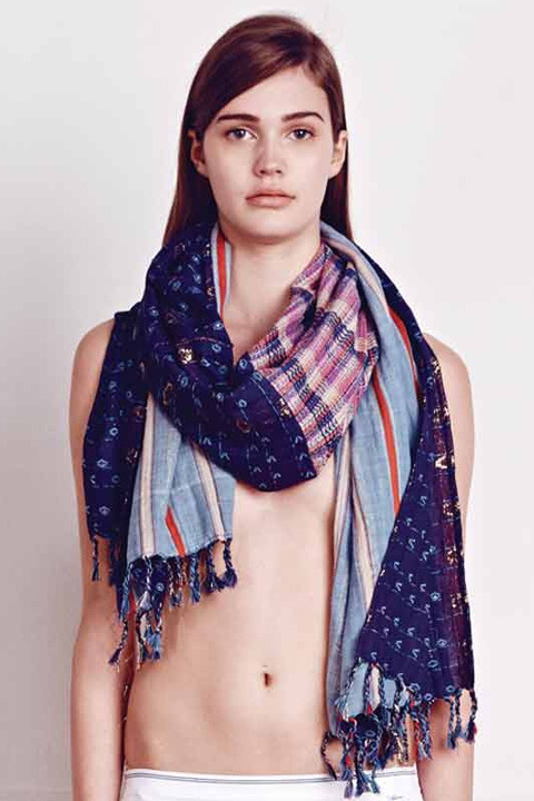 Ace & Jig Patched Scarf Ace & Jig Patched Scarf