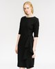 Samuji Cascading ruffle Dress - black - Thumbnail 3