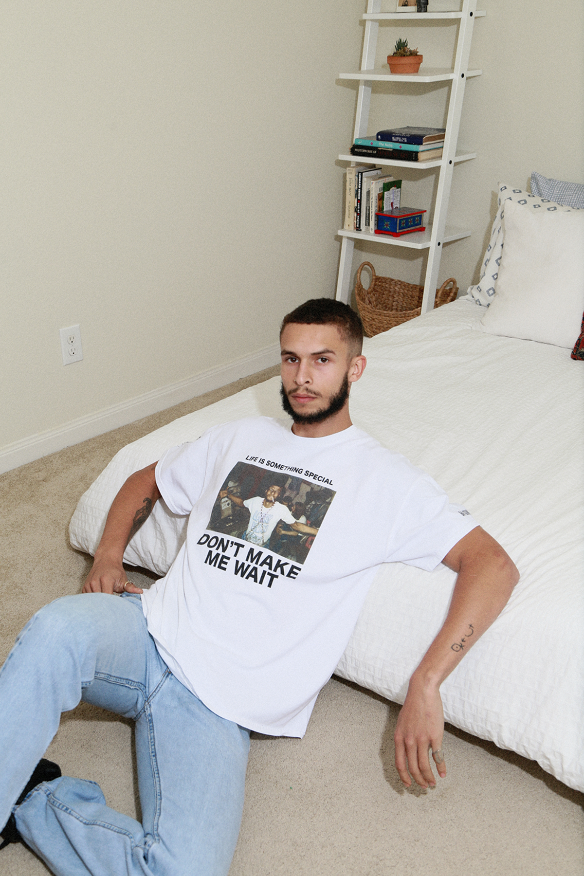 Bianca Chandôn Larry Levan Photo Tee - White | Garmentory